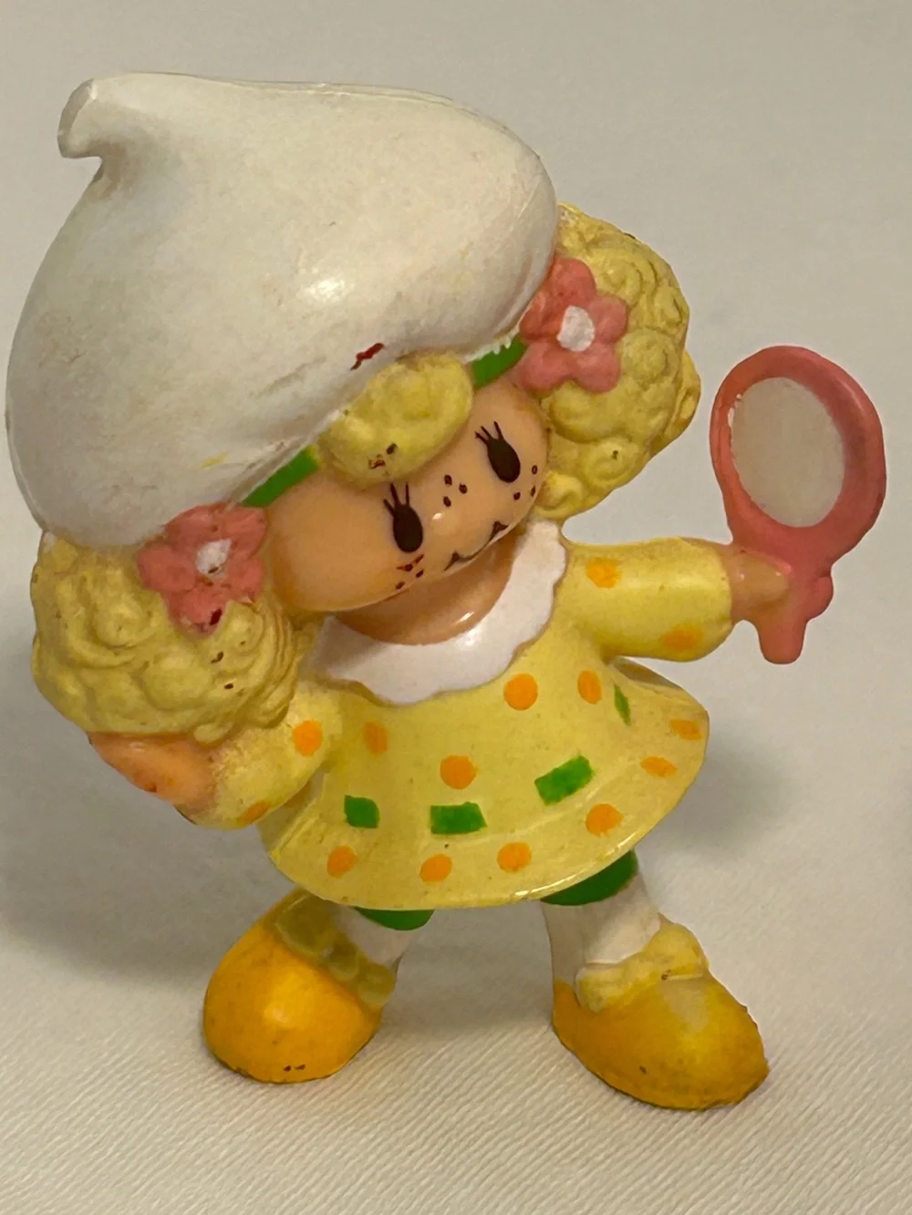 Vintage 1980s Strawberry Shortcake miniatures Lemon Meringue Cherry Cuddler SET
